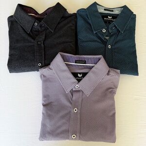 Buttercloth bundle: 3 Short Sleeve Button-Down Shirt